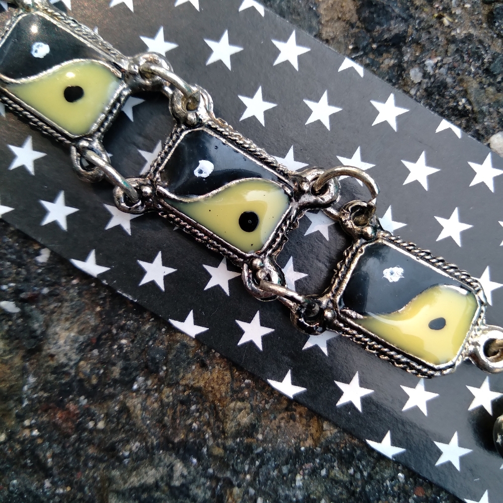 90s yinyang beaded deadstock bracelet